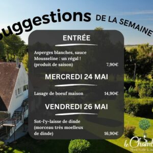 Les Suggestions de la Semaine de Richard - Le Chambord -